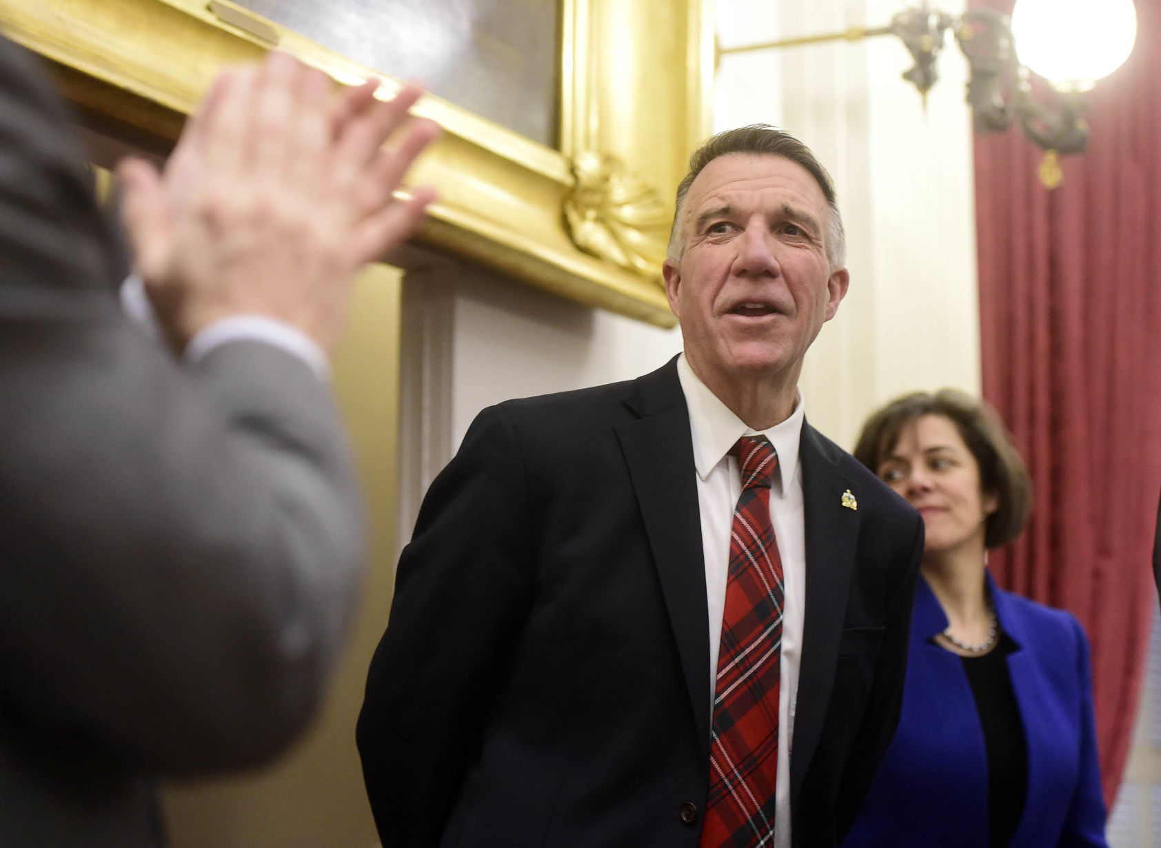 Governor Phil Scott talks on the anniversary of Parkland shootings(Patrick)